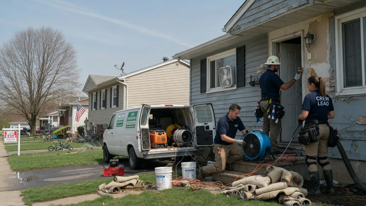 Flood Cleanup in Middlesex, NJ near me